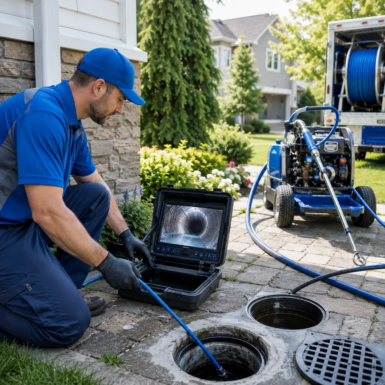 Outdoor drain cleaning professionals serving Owens Cross Roads, AL